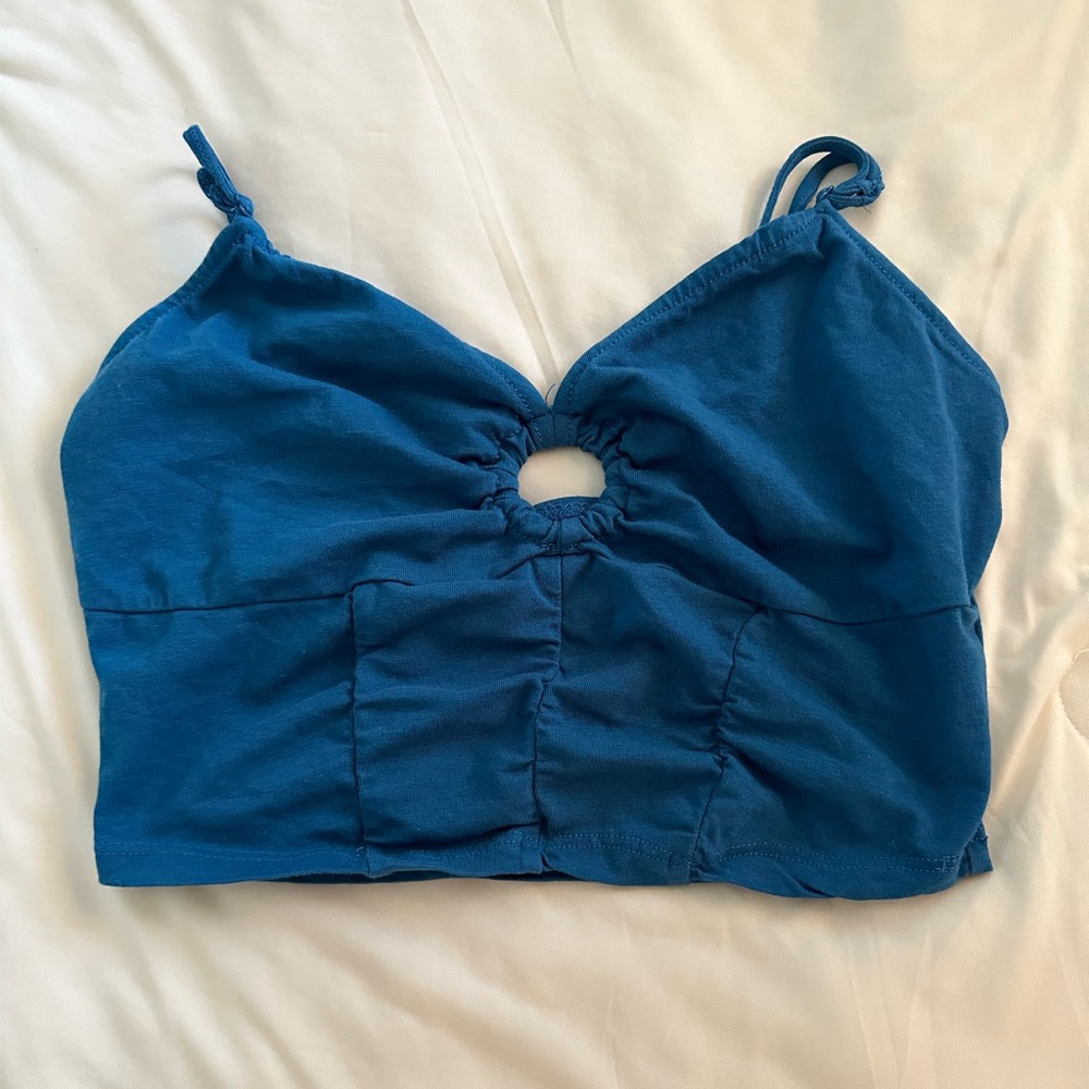 Blue tank top